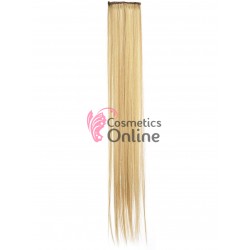 Extensie de par suvita dubla dreapta Vigurous de 45 cm cu 2 clipsuri SUV - 39467 Blond Deschis cu Blond Inchis Mixt